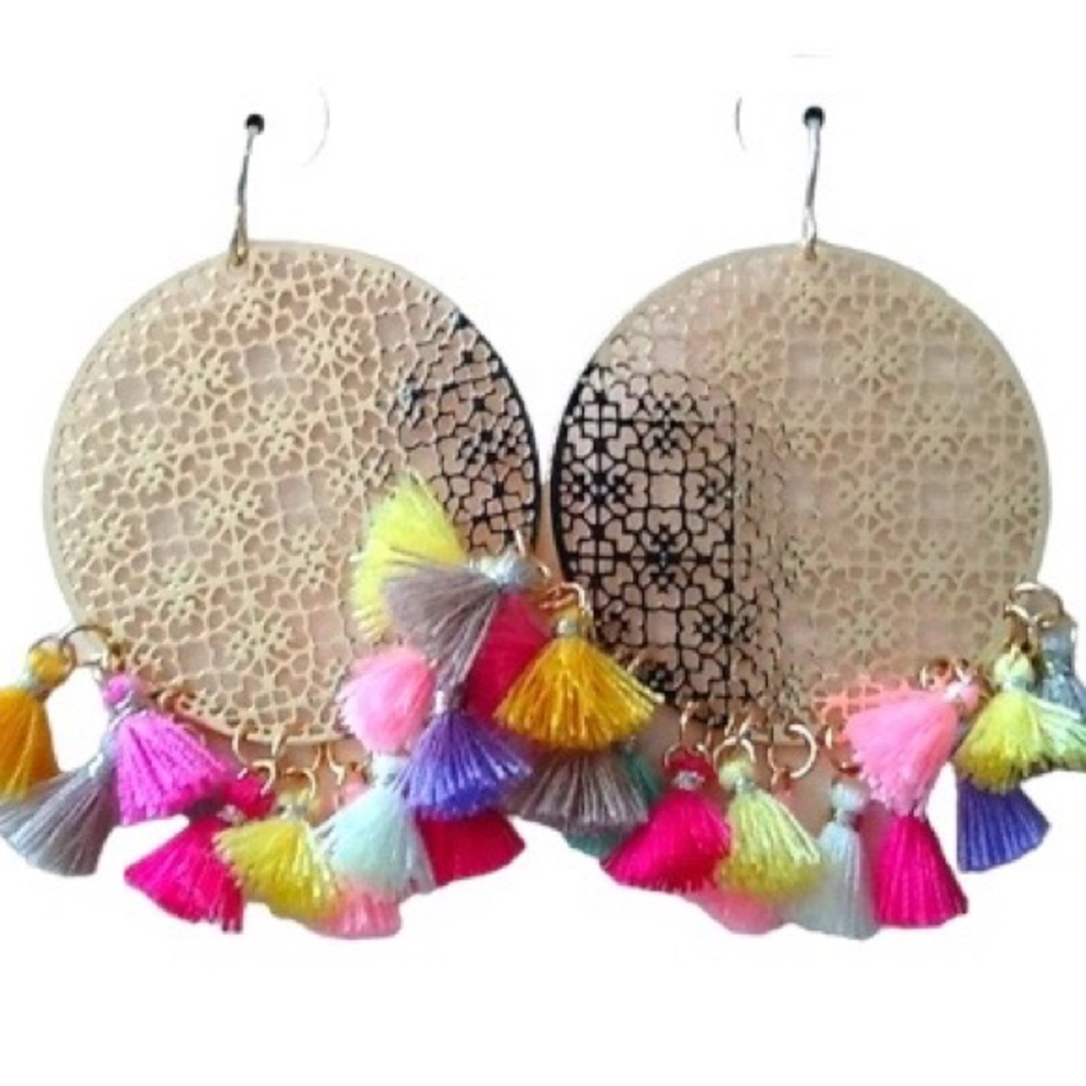 C&C CALIFORNIA - Brass Tassel Earrings